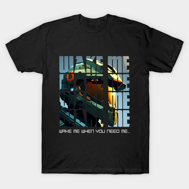 Halo game quotes - Master chief - Spartan 117 - BQ01-v2 T-Shirt by trino21